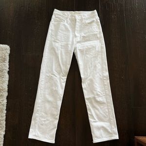 MOTHER denim The Tomcat in white size 24